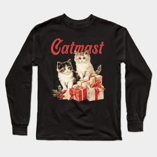 Meowy Christmas Long Sleeve T-Shirt